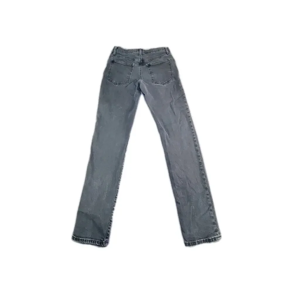 Gap Kids Solid Slim Taper Sz 16 Jeans Girls Denim Black Jeans C25